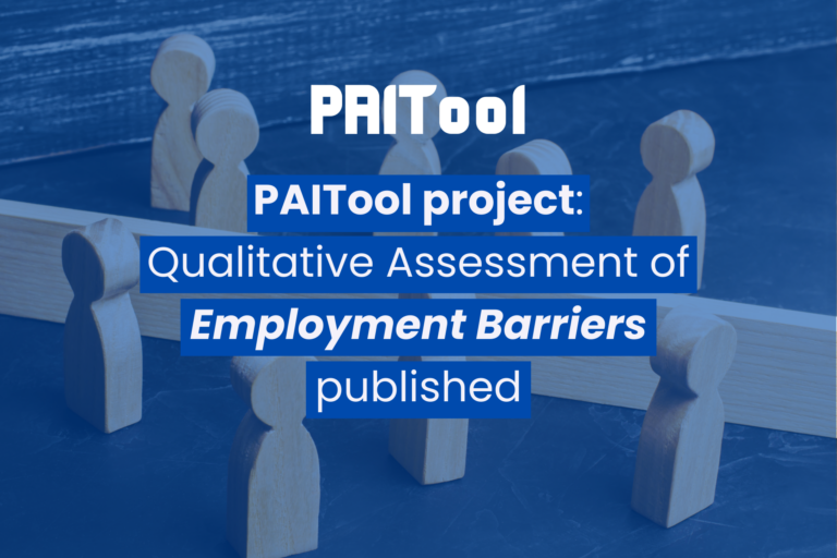 PAITool project: Qualitative Assessment of Employment Barriers published